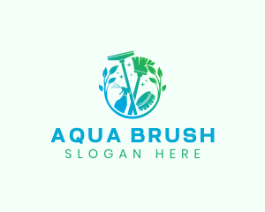 Housekeeping Sanitation Maintenance logo design