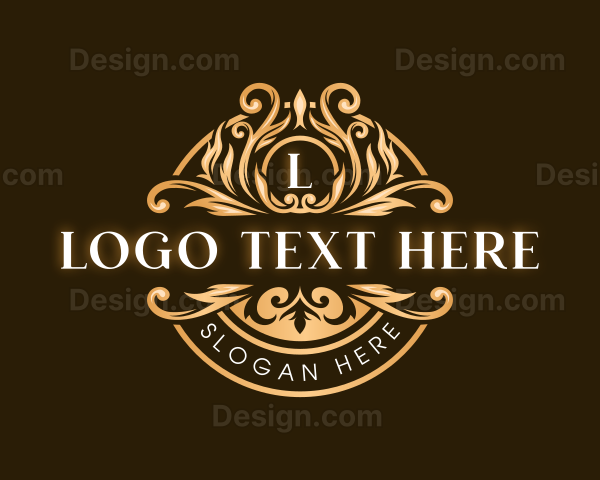 Floral Ornament Luxury Logo