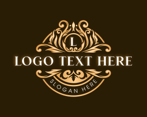 Floral Ornament Luxury Logo