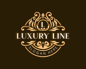 Floral Ornament Luxury logo design