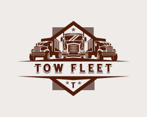 Fleet Trucking Shipping logo design