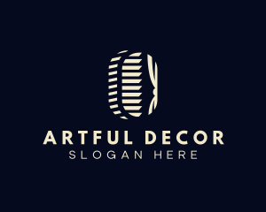 Window Blinds Shutter logo design