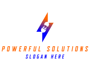 Electric Plug Socket Bolt logo design