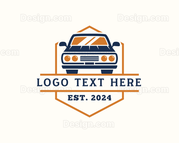 Retro Auto Car Logo