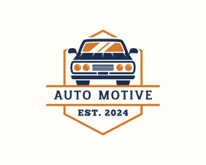 Retro Auto Car logo design