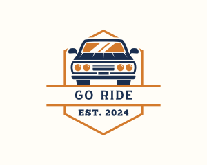 Retro Auto Car logo design