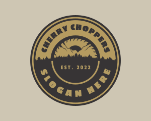 Forest Mountain Sawmill logo design