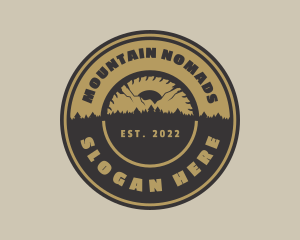 Forest Mountain Sawmill logo design