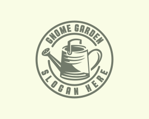 Garden Watering Can  logo design