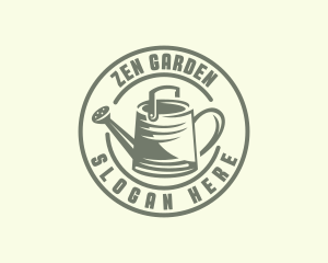 Garden Watering Can  logo design