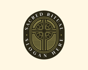 Holy Cross Religion logo design