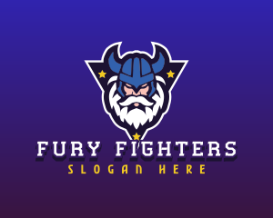 Viking Fighter Gaming logo design