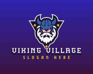 Viking Fighter Gaming logo design