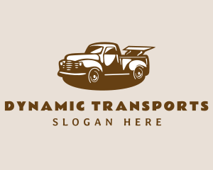 Transportation Truck Vehicle logo design