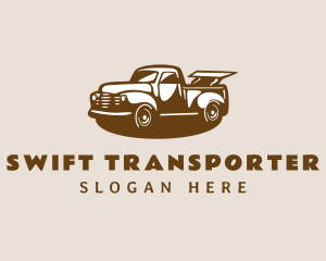 Transportation Truck Vehicle logo design