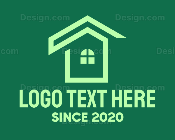 Green Real Estate Home Logo