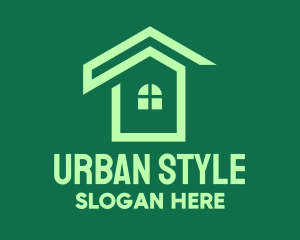 Green Real Estate Home Logo