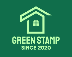 Green Real Estate Home logo design