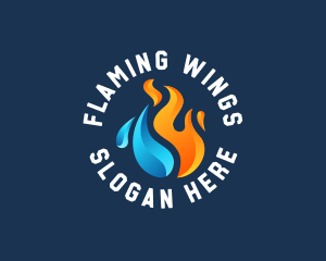 Thermal Fire Ice logo design