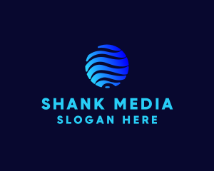 Media Sphere Globe logo design