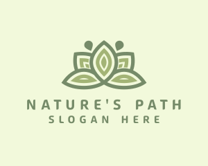 Human Wellness Nature logo design