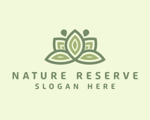 Human Wellness Nature logo design