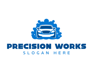 Auto Car Wash Detailing logo design