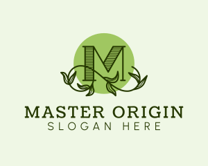 Organic Products Letter logo design