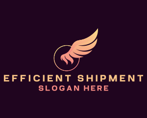 Wing Flight Logistics logo design