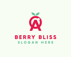 Pink Letter A Berry logo