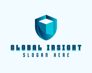 Cybersecurity Software Shield Logo