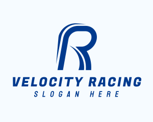 Automotive Race Letter R logo