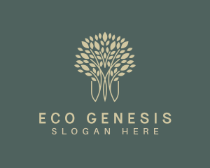 Natural Eco Tree logo design