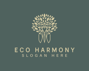 Natural Eco Tree logo design