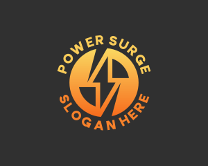 Thunder Electricity Power logo design