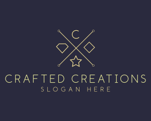 Modern Hip Star Brand logo design