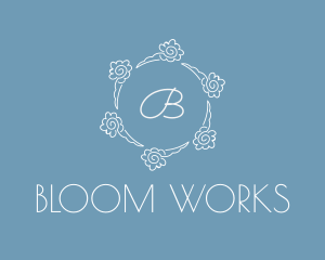 Floral Herbal Garden  logo design