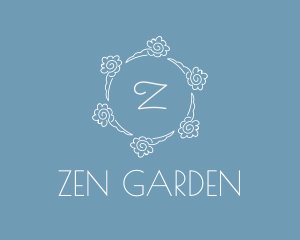 Floral Herbal Garden  logo design