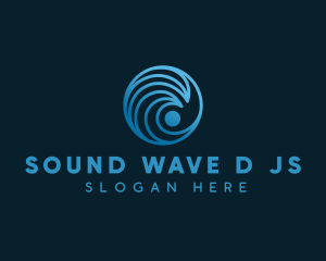 Ocean Wave Surf logo design