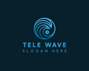 Ocean Wave Surf logo design