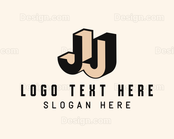 Construction Builder Firm Letter JJ Logo