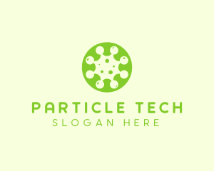 Germ Virus Particle logo design