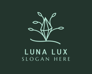 Luxe Diamond Nature logo design