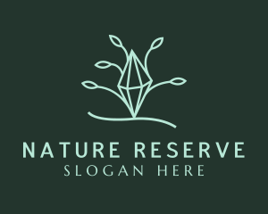 Luxe Diamond Nature logo design