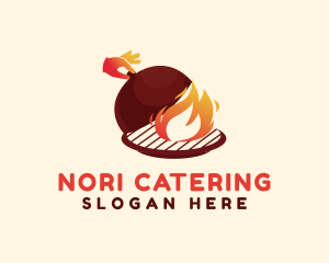 Fire Cook Restaurant logo design