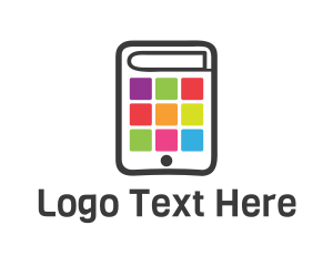 Mobile - Mobile Application Book logo design