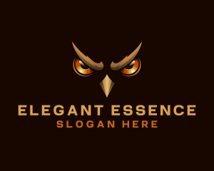 Owl Eyes Beak logo design