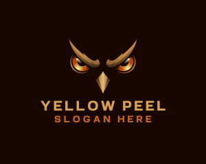 Owl Eyes Beak logo design