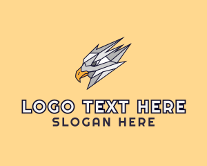 Bird - Crystal Falcon Bird logo design