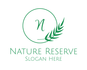 Natural Leaf Spa logo design